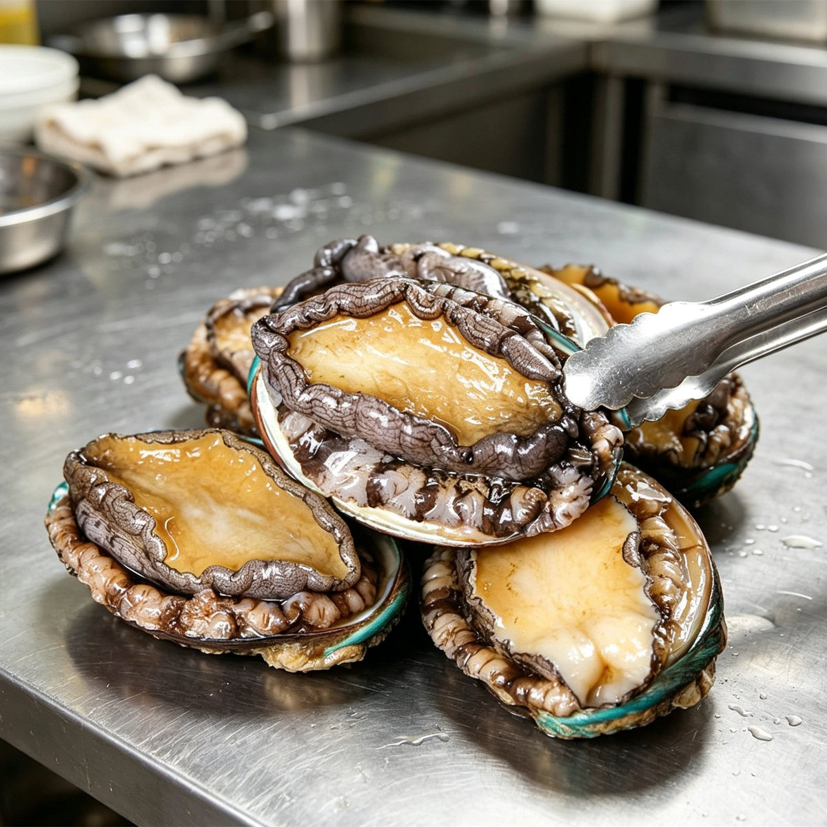 Fresh Abalone In The Shell