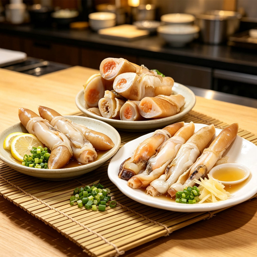 Fresh Razor Clams For Steaming