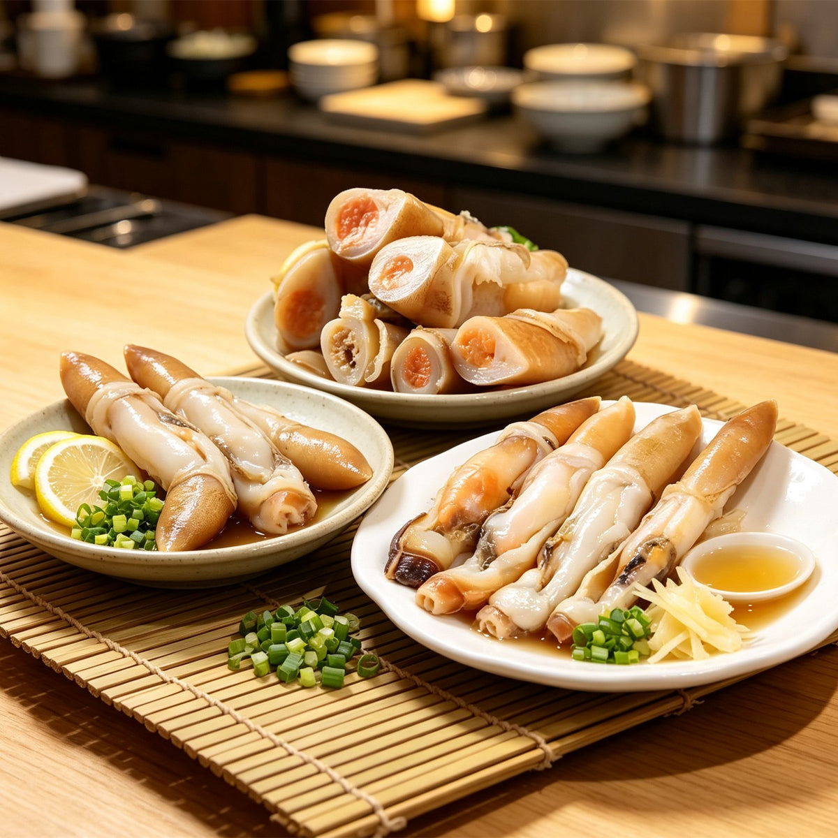 Fresh Razor Clams For Steaming