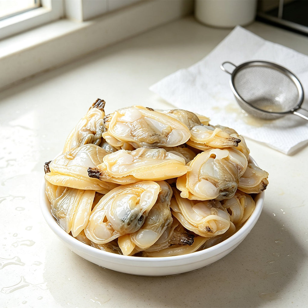 Fresh Clams Steamed With Garlic