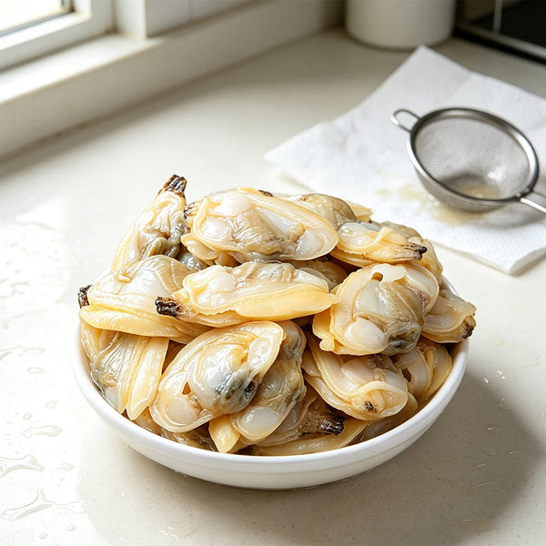 Fresh Clams Steamed With Garlic