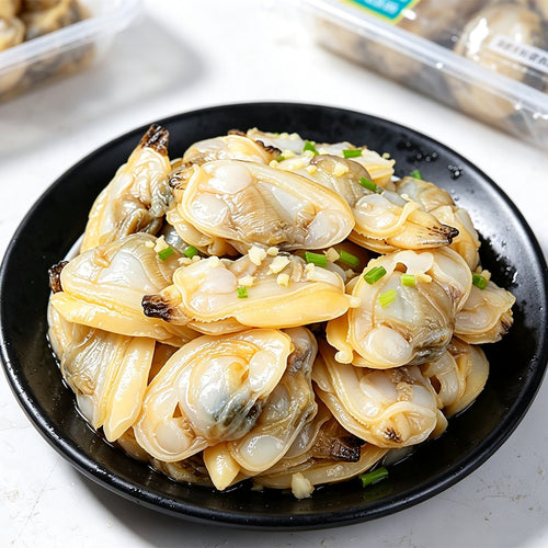 Fresh Clams Steamed With Garlic